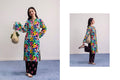 Uraan Multicolour Floral Lawn 2Pc – Black Print Trouser